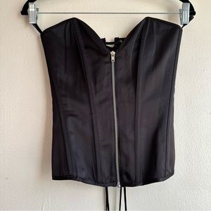 Black corset top